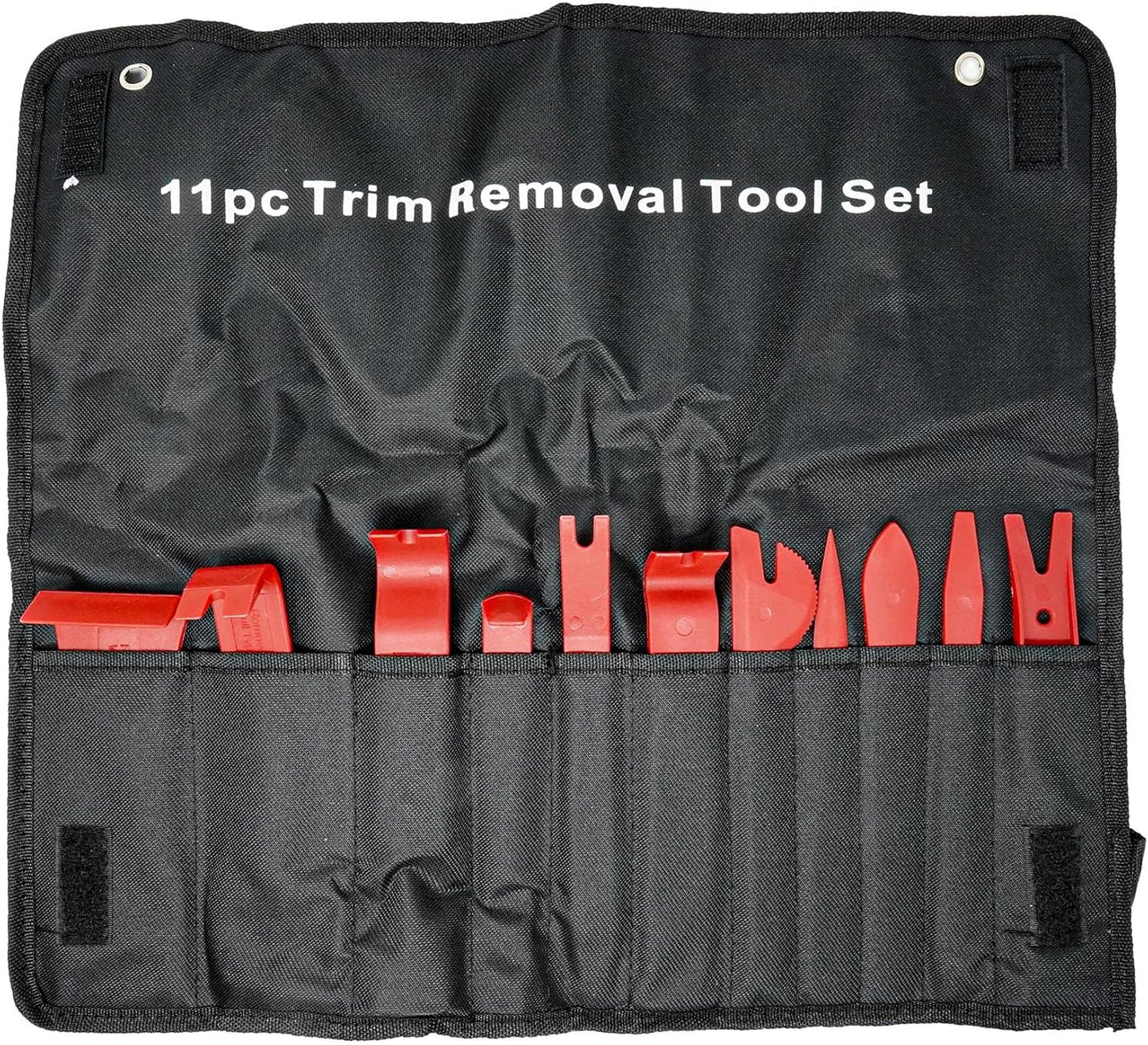 ® 11PCS Car Trim Removal Tool Set, Trim Tools for Car Door, Removing Panels, Fastener Terminal Remover Molding Set Kit Pouch Pry Interior Van