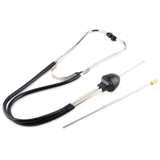 Engine Stethoscope, Stainless Steel Automotive Mechanics Stethoscope Professional Car Engine Diagnostic Sensitive Hearing Tool for Car Jeep Bus and Other Vehicles