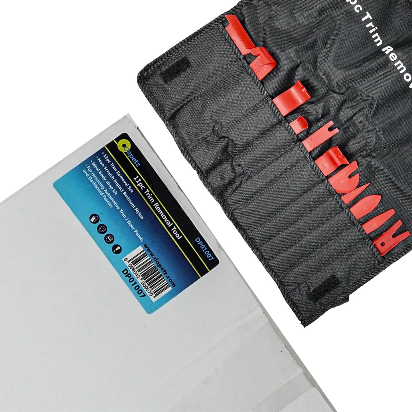 ® 11PCS Car Trim Removal Tool Set, Trim Tools for Car Door, Removing Panels, Fastener Terminal Remover Molding Set Kit Pouch Pry Interior Van