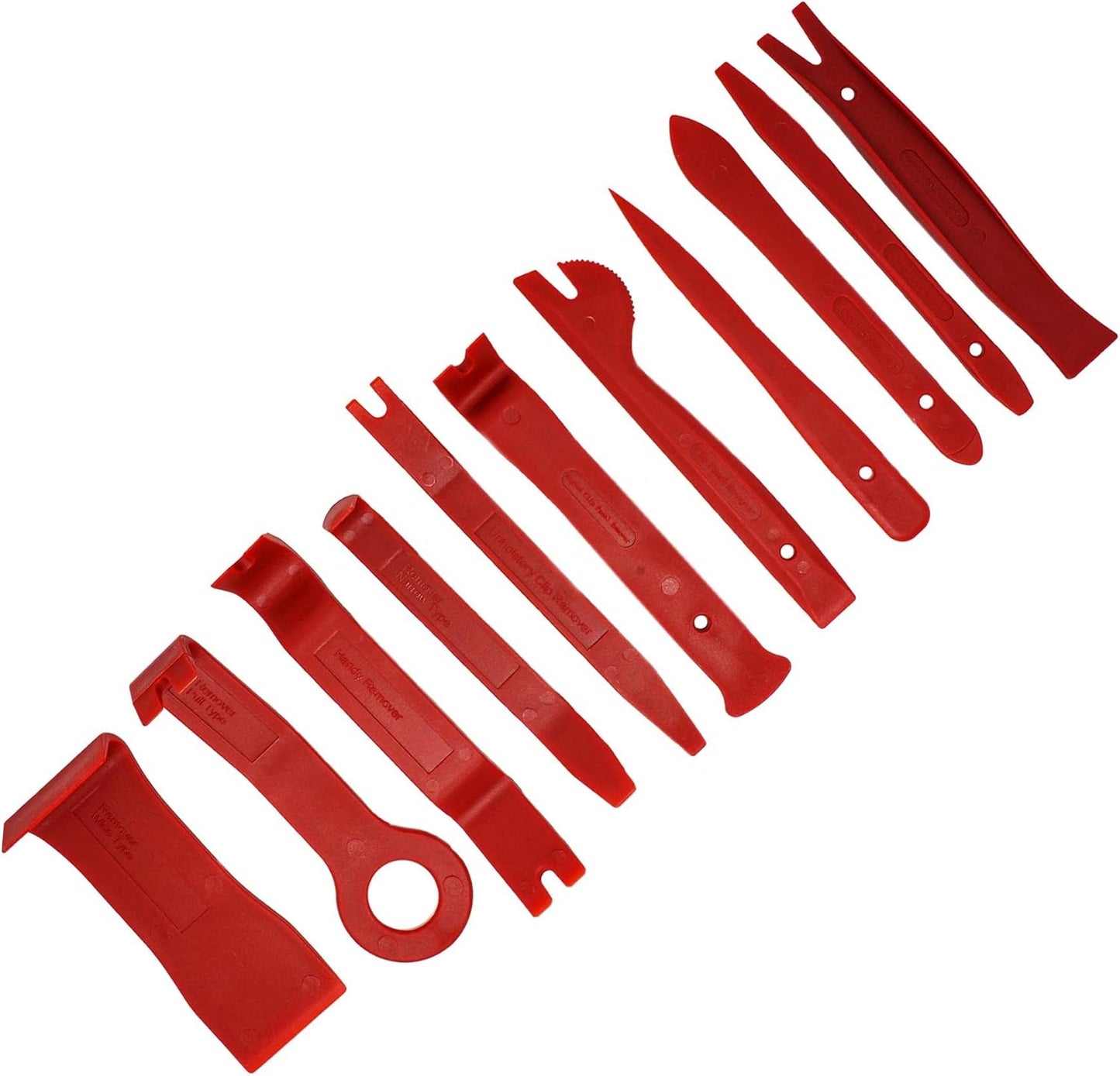 ® 11PCS Car Trim Removal Tool Set, Trim Tools for Car Door, Removing Panels, Fastener Terminal Remover Molding Set Kit Pouch Pry Interior Van